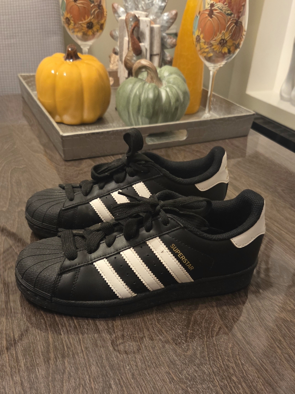 Adidas Kids Superstar Black & White Sneakers